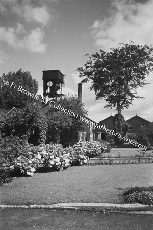 CLOCK TOWER FROM GARDEN